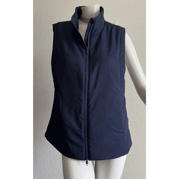 Pacsafe Transit Vest Womens XL Navy Blue Full Zip Anti Theft Technology - Picture 13 of 16